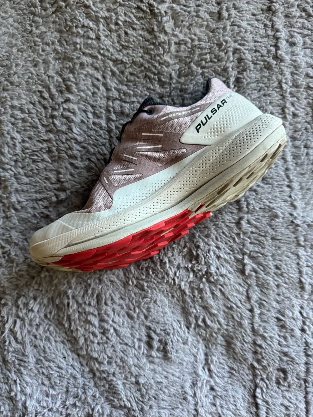 SALOMON Women’s Pulsar Trail Quail Lunar Rock Running Shoe Size 8 - Picture 9 of 10